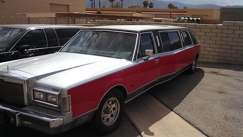 1988 lincoln town car limousine (wide body) 60,000 orig miles