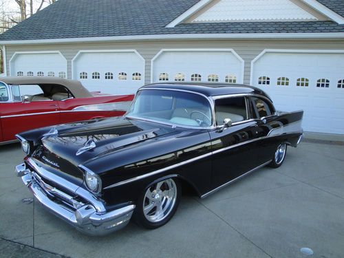 1957 chevy resto-mod all new frame-off restoration  hot-rod (all-new) cold air