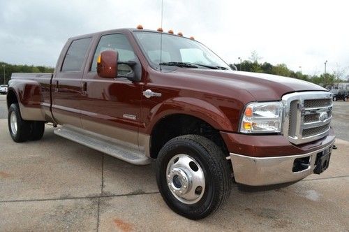 Ford f-350 king ranch lariat superduty v8 6.0l diesel 4x4 crew  heated leather