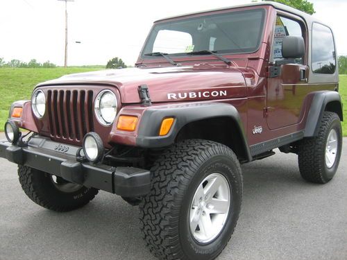 2003 jeep wrangler rubicon 4x4 82k miles clean 4.0 automatic hard top lifted