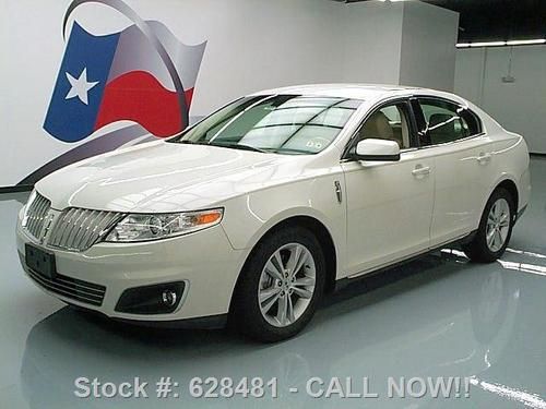 2009 lincoln mks climate leather xenons park assist 43k texas direct auto
