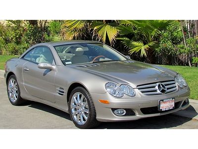 2007 mercedes-benz sl550 convertible/navigation clean pre-owned
