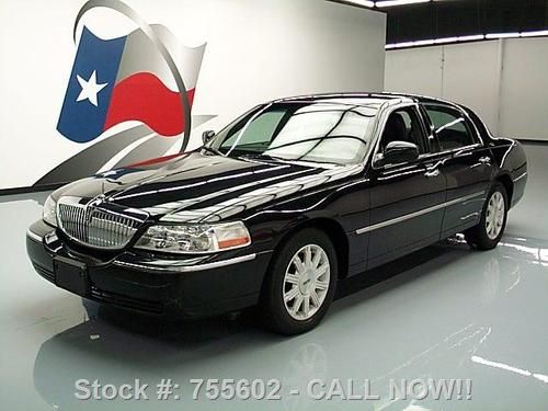 2011 lincoln town car signature ltd black on black 36k texas direct auto