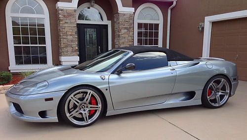 2002 ferrari 360 spider, f1, full carbon everywhere including carbon race seats!