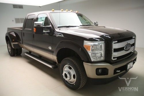 2013 drw king ranch crew 4x4 navigation sunroof leather heated v8 diesel