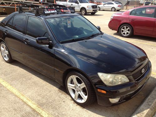 2002 lexus is300 e-shift fully loaded - black on black - excellent condition!