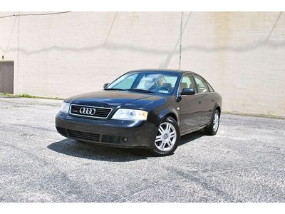 2000 audi a6 quattro! 2.7t, awd, 6 speed, manual, sport, must see, no reserve!