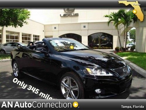 Lexus is 250c hardtop convertible with only 345 miles