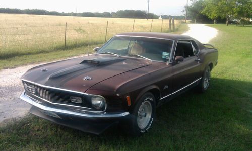 1970 mach 1 fastback mustang 351 4v cleveland/auto