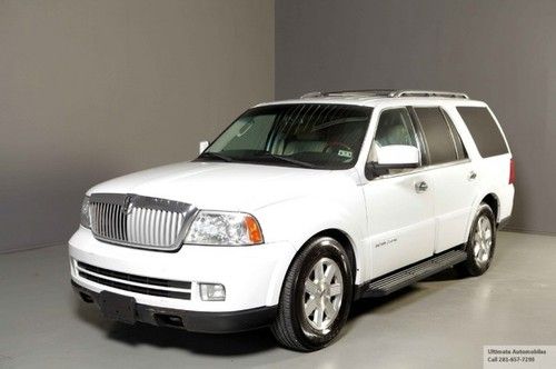 2005 lincoln navigator luxury leather wood alloys 7-pass captain chairs boards !