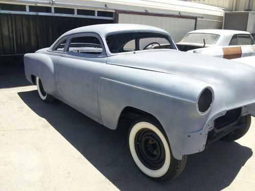 1953 chopped chevy business coupe, custom, soild car, shaved,
