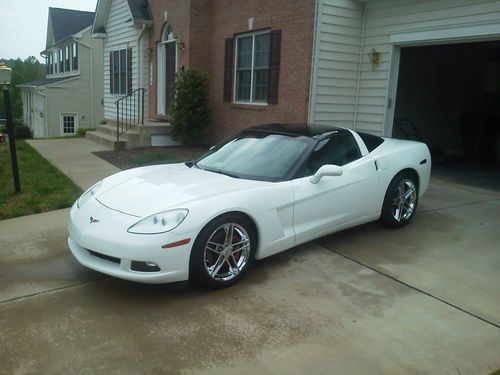 Sell used WHITE 2005 Chevrolet Corvette C6 with Chrome Z06 ... Sell used WHITE 2005 Chevrolet Corvette C6 with Chrome Z06 ...
