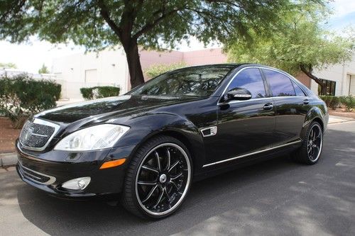 2007 mercedez benz s550 asanti kit &amp; 22" asanti 3p wheels and lots of features!