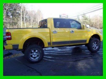 2004 lifted f150 fx4 super crew pickup 4x4 low miles tv dvd leather keyless enty