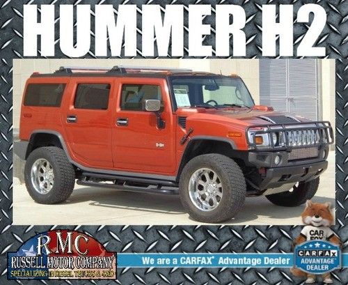 2003 hummer h2 4wd navigation lifted 20's leather heated dvd onstar mp3 loaded