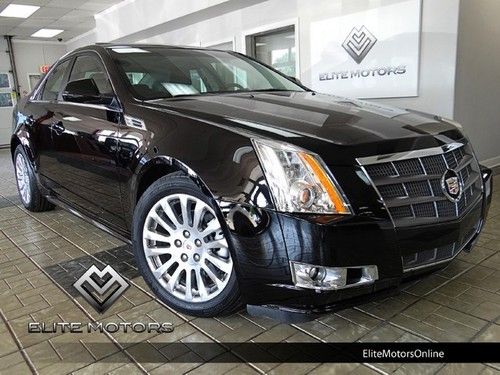 2010 cadillac cts awd premium pano roof navi htd/cld sts xenons low miles loaded