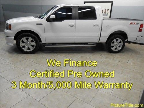 07 f150 fx2 sport lariat super crew leather certified warranty v8 texas owned