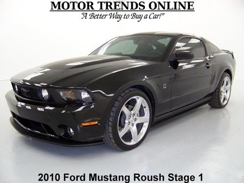 2010 roush gt stage 1 # 134 chrome wheels sync shaker sound ford mustang only 5k