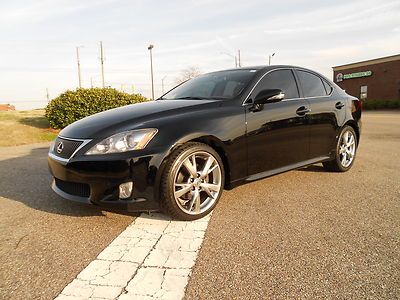 2009 lexus is 250 6 speed manual heated and ventilated seats 18s clean carfax