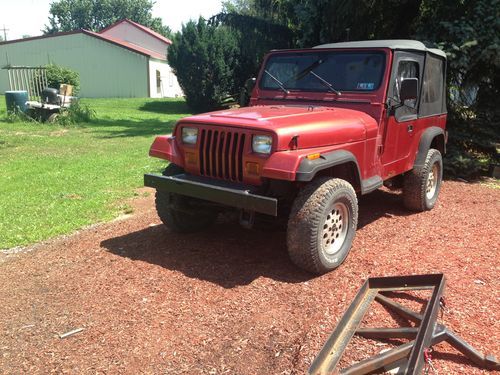 1992 jeep wrangler base sport utility 2-door 4.0l