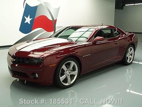 2011 chevy camaro 2lt rs auto leather sunroof hud 39k! texas direct auto