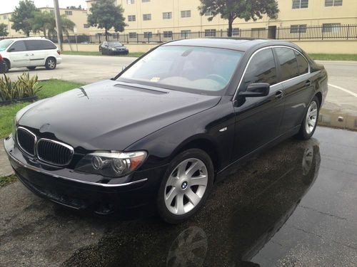 2006 bmw 750i black runs &amp; drives, 73k miles rebuilt fully loaded!