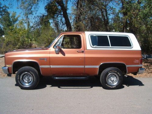 Sell used 1983 CHEVY K5 BLAZER 4X4 6.2 DIESEL RUST FREE CA ...