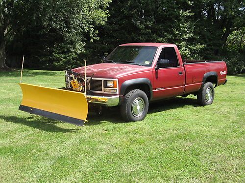 1989 gmc 2500 4x4 with myers snow plow