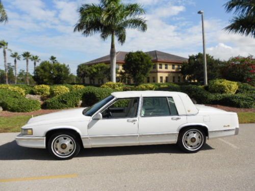 Beautiful florida 1993 cadillac sedan deville 1-owner! 68k miles! rust free!