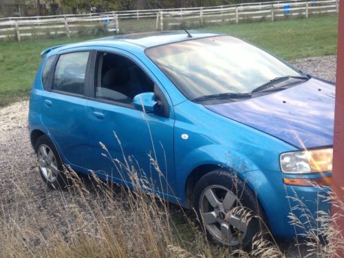 2006 blue chevy aveo 5 door