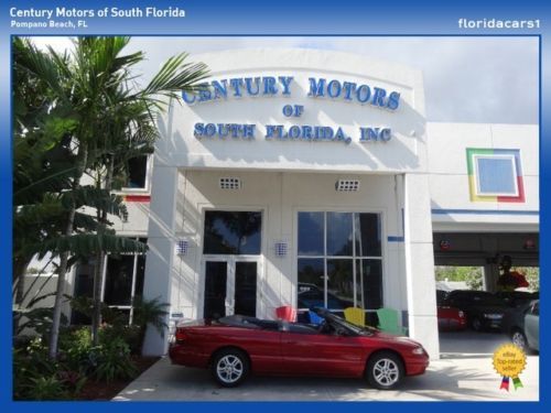 1996 chrysler sebring jxi convertible 2.5l v6 auto 1 owner low mileage leather