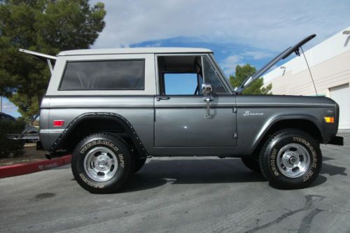 Ford bronco restored from ground up  v8  ps  pb  a/c  show and go see video