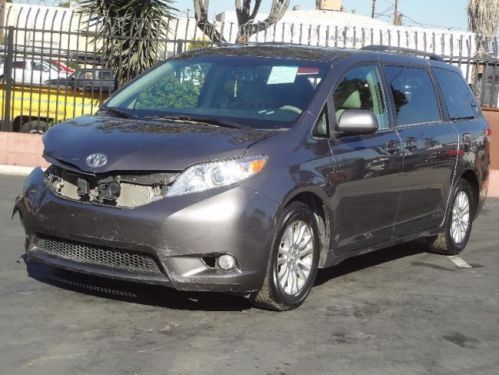 2011 toyota sienna xle damaged salvage runs loaded priced to sell export welcome