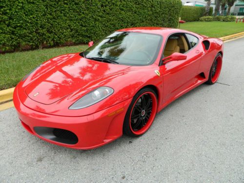2006 ferrari f430 coupe f-1 recent clutch new exhaust manifolds color coded whls
