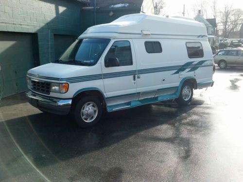 1994 ford e150 camper van, white,  full size