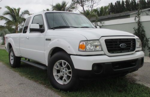 08 ranger xtra cab 4x4 sport 4.0 4dr no reserve 1 owner fla fleet maintained
