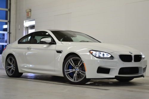 Great lease/buy! 14 bmw m6 coupe driver assistance executive no reserve gps