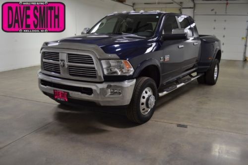 12 ram 2500 laramie mega 4x4 dually diesel short box heated leather seats auto