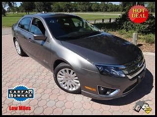 2011 ford fusion hybrid navigation leather sunroof low miles warranty!