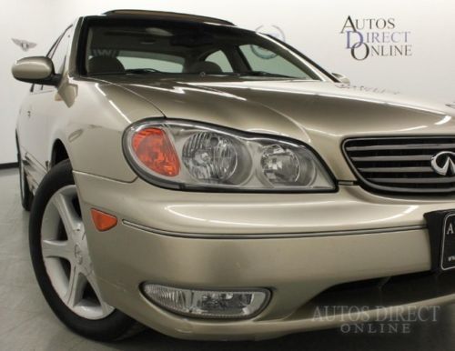We finance 04 i35 luxury 1 owner heated leather seats sunroof bose cd changer