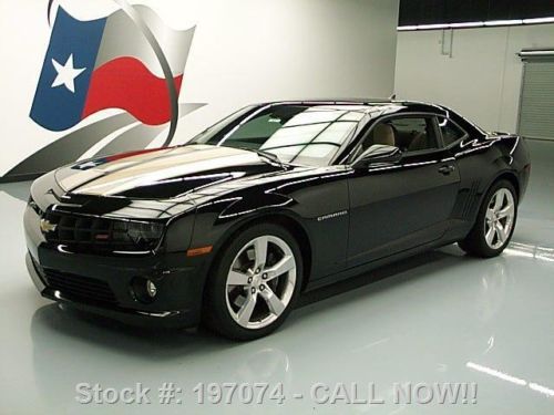 2010 chevy camaro 2ss rs auto leather sunroof 20&#039;s 23k texas direct auto