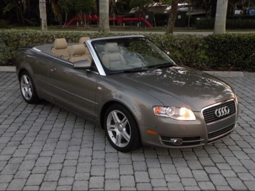 07 a4 2.0t fort myers florida automatic convertible heated seats homelink