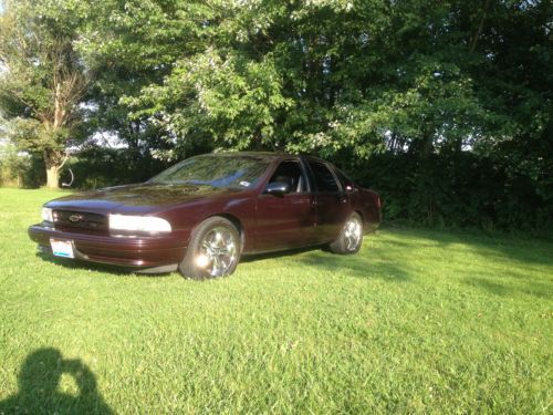 Sell Used 1996 Impala Ss W 6 Speed Conversion Dark Cherry