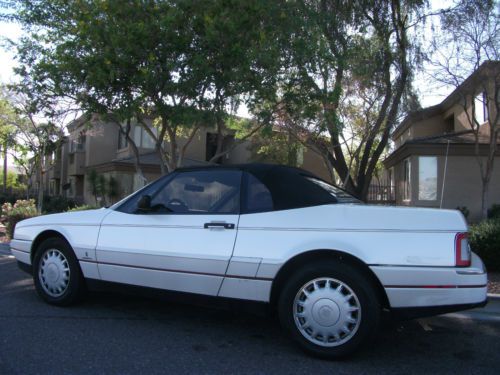 1989 cadillac allante rust free, az car, clean, runs and drives great