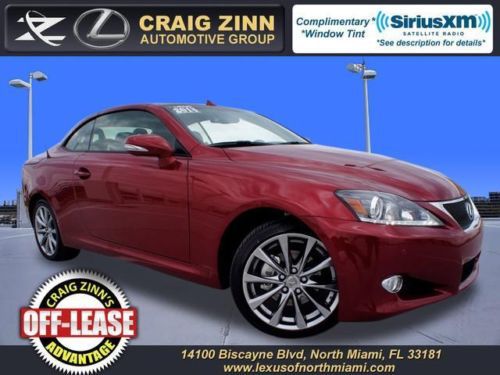 Is250 c convertible 2.5l cd xm navtraffic/xm  navigation system package