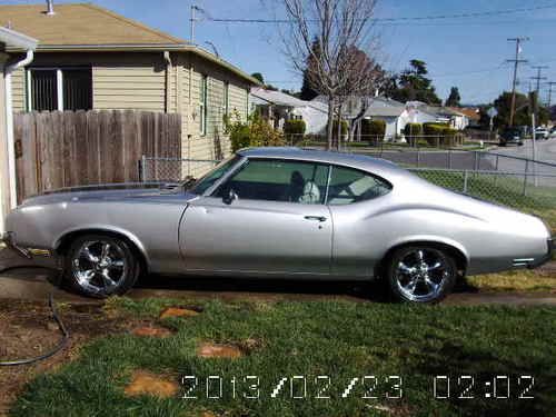 1970 oldsmobile cutlass with new rocket 350 engine, all chrome,  project car