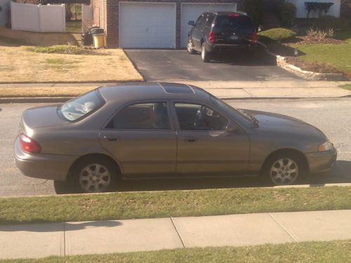 2000 mazda 626 es low miles (47k) gold/tan with leather; sun roof