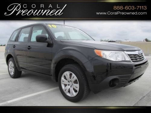 10 forester awd 1 owner florida driven 4x4 4wd 5 speed manual 2.5 x low miles