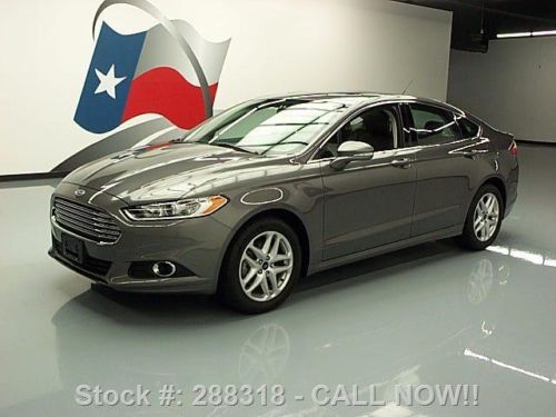 2013 ford fusion se ecoboost sunroof htd leather 7k mi texas direct auto