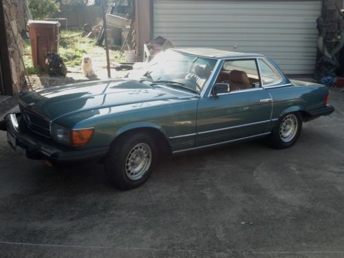 1985 380sl -  two owner - both tops